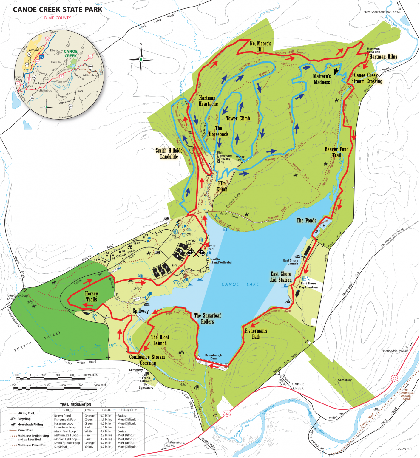 Dirty Kiln Maps And Charts – Allegheny Trailrunners